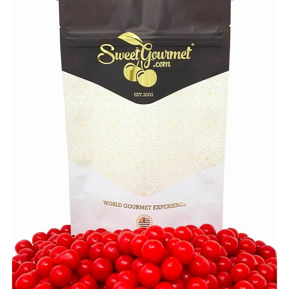 Sweetgourmet Jersey Sour Cherries Candy, sour cherry balls - 1Lb