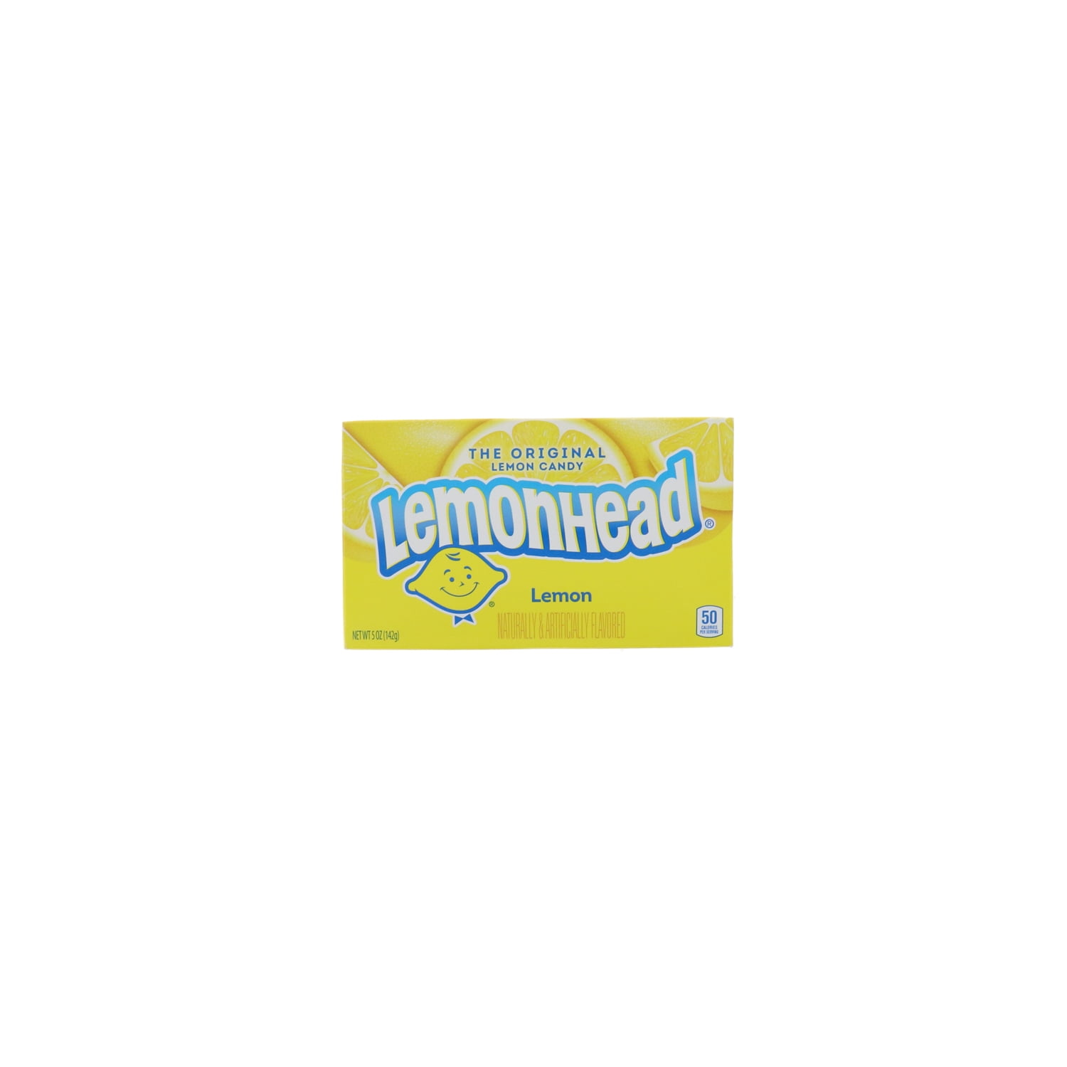 Lemonhead Lemon Candy Theater Box 5 oz Sour Hard Candy with Real Fruit ...