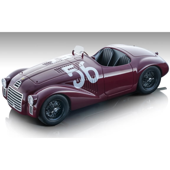 Ferrari 125S #56 Franco Cortese "First Ferrari Win" Winner "Circuito di Caracalla - Rome GP" (1947) 1/18 Model Car by Tecnomodel