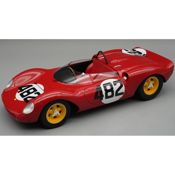 Ferrari 206 Dino SP #482 "Scuderia SEFAC" Winner "Hill Climb Cesana-Sestrieres" 1965 1/18 Model Car by Tecnomodel