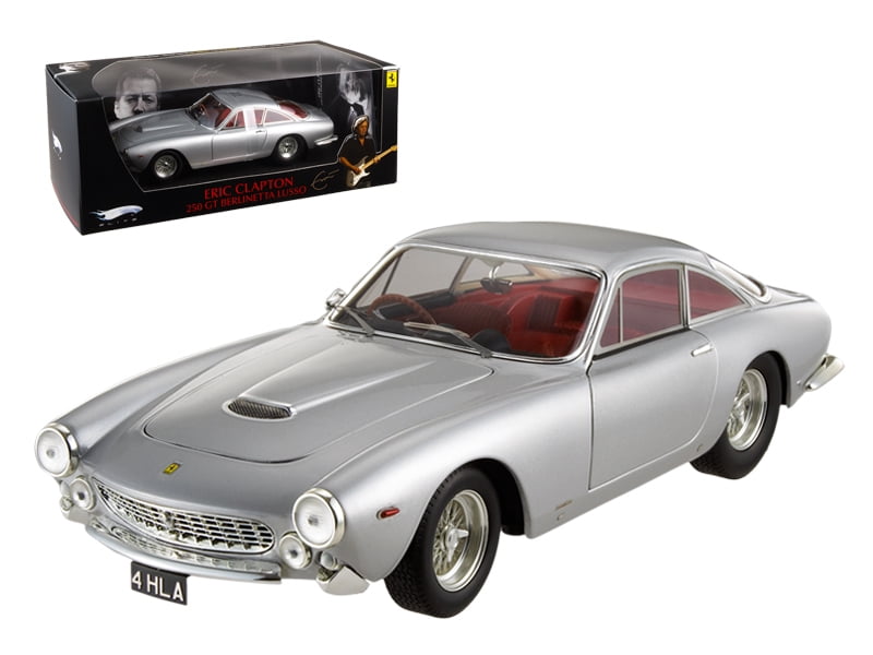 マテルエリート1/18 フェラーリ250GT ベルリネッタルッソブルー外箱難あり Ferrari 250 GT Berlinetta Lusso RHD Eric Clapton's Car Silver w