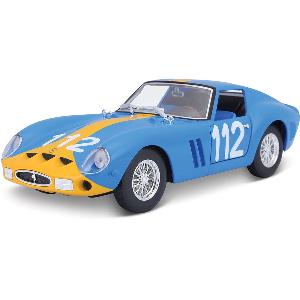 自動車 Ferrari 250 GTO HIGH-TECH MODEL 1/24 Ferrari 250 GTO Diecast Model Kit - Blue 1:24 Scale - Walmart.com
