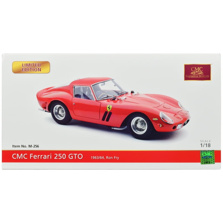 CMC Ferrari 250 GTO Red Diecast Model Car, 1/18 Scale, Limited