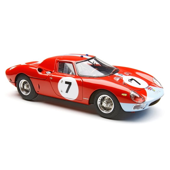 Ferrari 250 LM RHD #7 "12 Hours of Reims" (1964) Limited Edition to 1500 pieces Worldwide 1/18 Scale Diecast Model Car by CMC