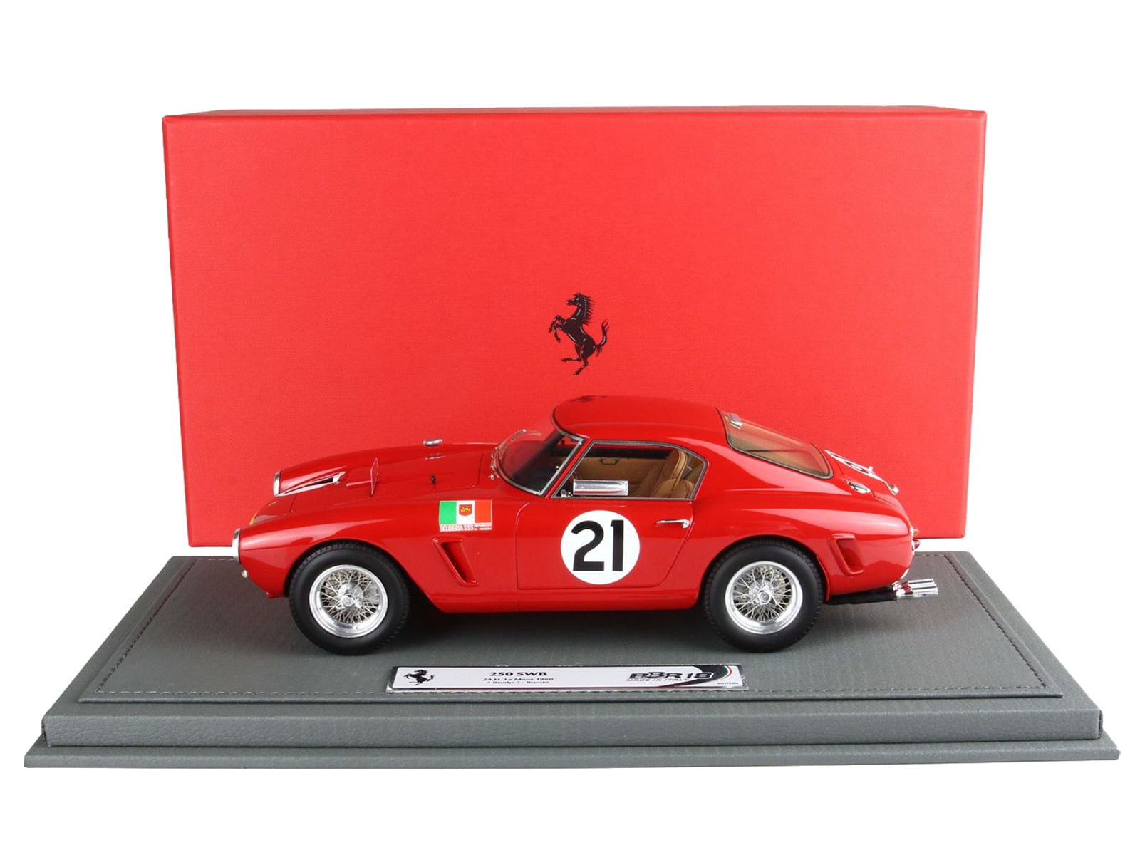 BBR 1/18 Ferrari 250 SWB 24H Le Mans 1960 N°21 Beurlys-Bianchi, Neuve