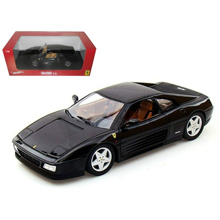 Ferrari 348 TB Black 1/18 Diecast Car Model by Hotwheels - Walmart.com