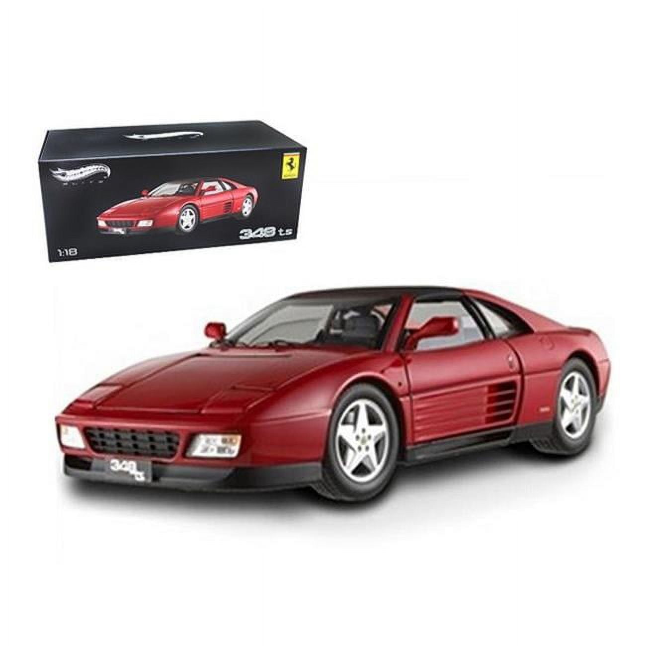 マテルエリート1/18 フェラーリ348ts ホットウィール Ferrari 348 TS Elite Edition Red 1/18 Limited Edition by Hotwheels