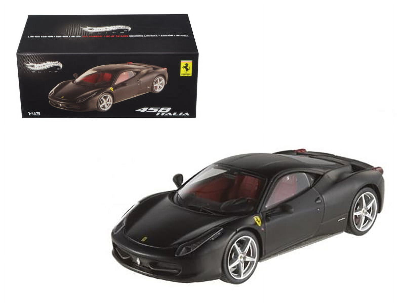 Ferrari 458 Italia Matt Black Elite Edition Limite - Walmart.com