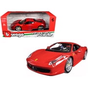 Ferrari 458 Italia Red 1 24 Diecast Model Car by Bburago