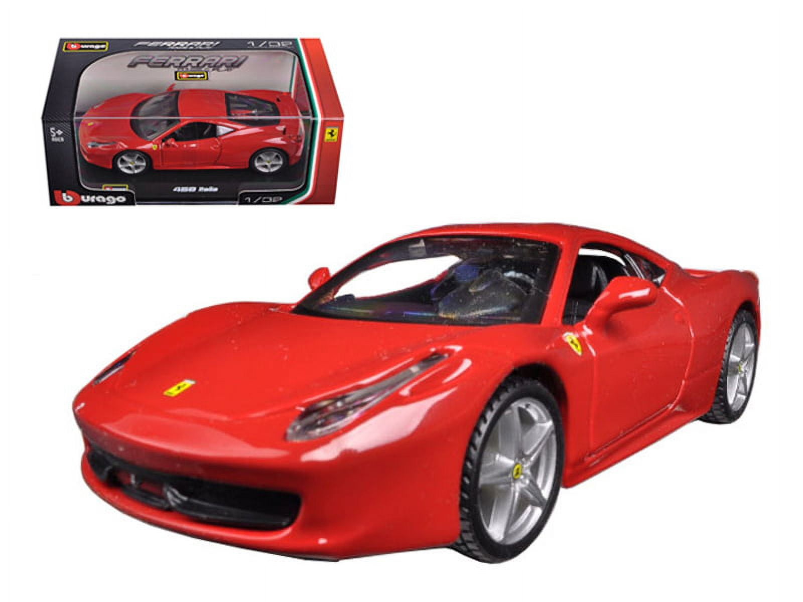 Ferrari 458 Italia ミニカー 赤 ストライプ Ferrari 458 Italia ミニカー 赤 ストライプ Ferrari 458 Italia