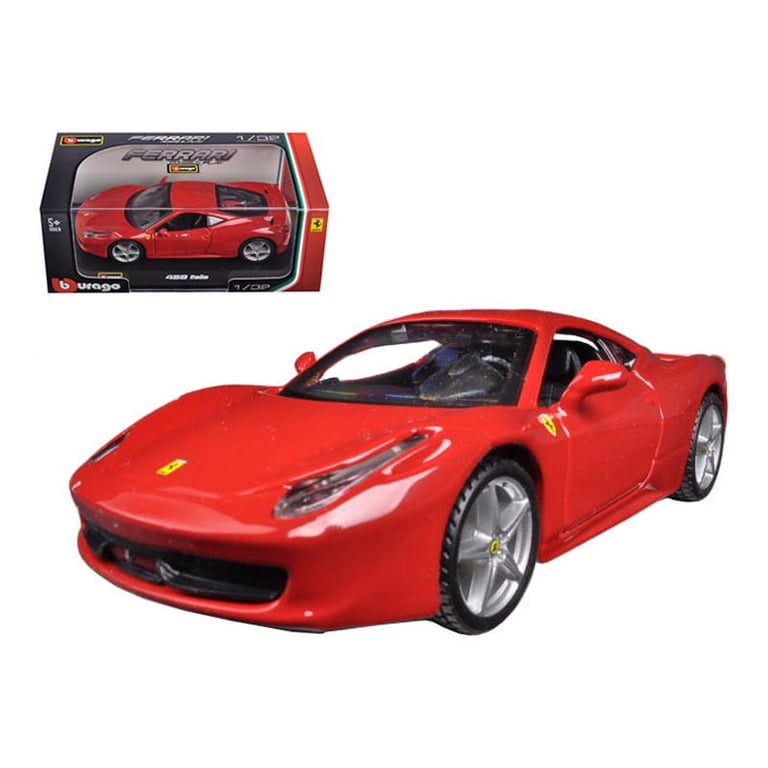 Ferrari 458 Italia Red 1/32 Diecast Model Car by Bburago - Walmart.com