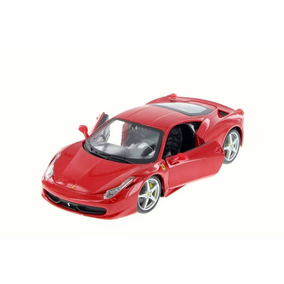 Ferrari 458 Italia, Red - Bburago 26003D - 1/24 Scale Diecast Model Toy Car (Brand New but NO BOX)