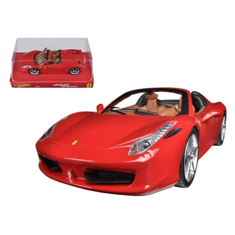 Ferrari 458 Italia Spider Red 1/24 Diecast Car Model by