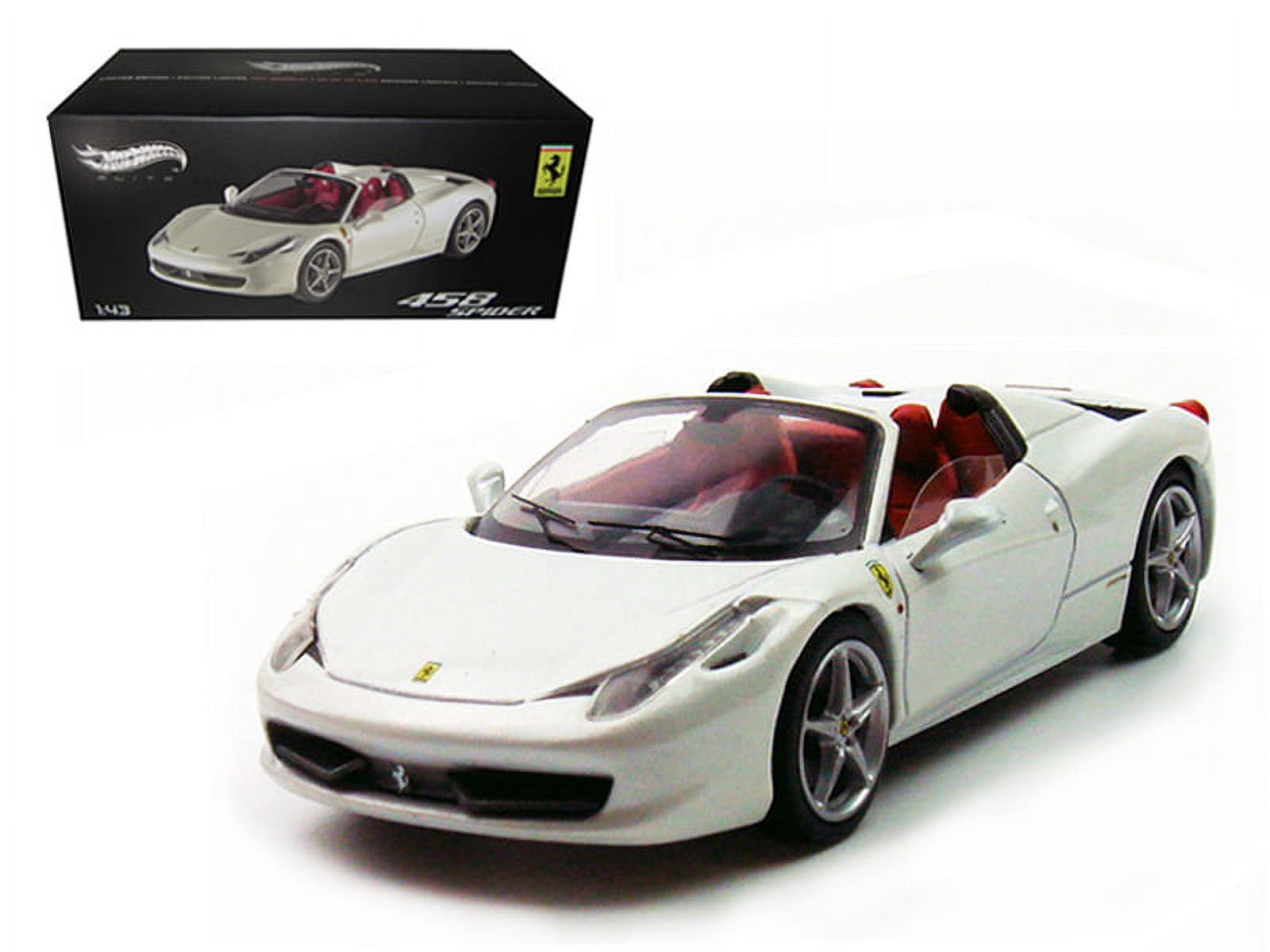 贈る結婚祝い White Spider Italia 458 Ferrari Elite Diecast 1/43 Edition 乗用車