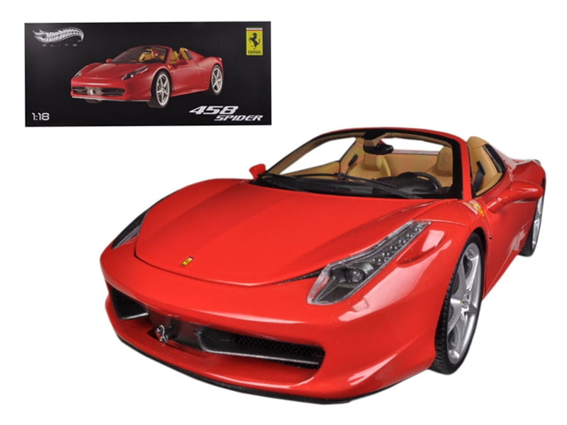 Ferrari 458 Spider F1 Red Elite Edition 1/18 Dieca - Walmart.com