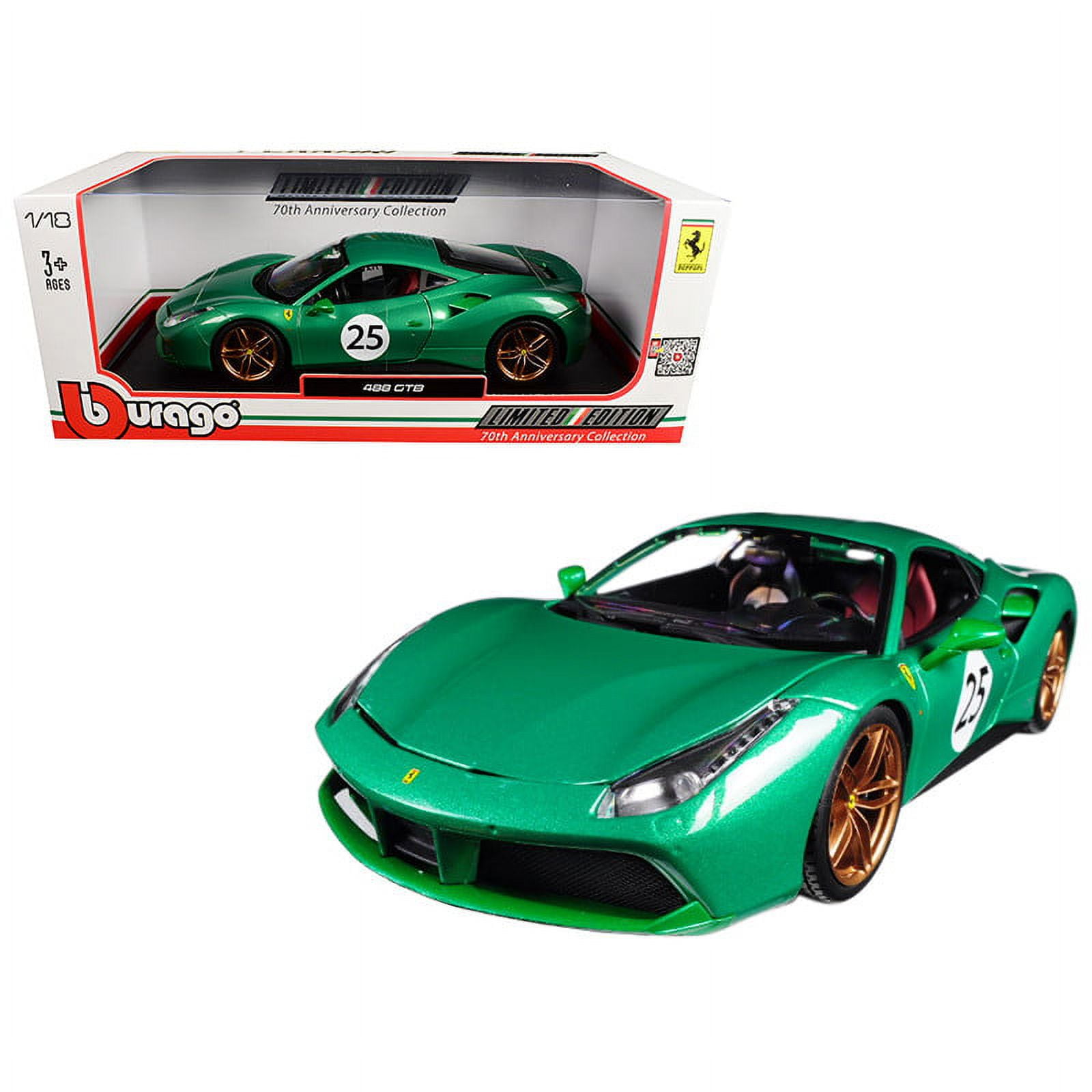 Ferrari 488 GTB 70th Anniversary The Green Jewel 1/18
