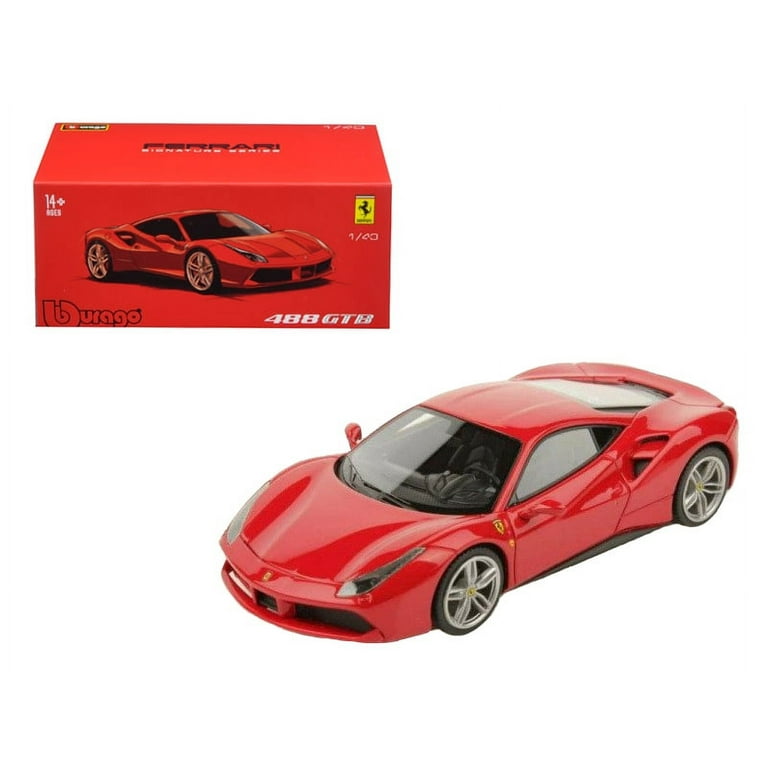 Ferrari 488 GTB Red Signature Series 1/43 Diecast Model Car by