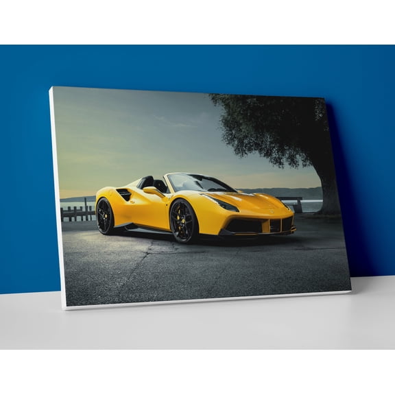 Ferrari 488 GTS Poster or Wrapped Canvas