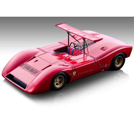 Ferrari 612 Can-Am Rosso Corsa Red "Press Version" (1968) "Mythos Series" Limited Ed to 100 pcs 1/18 Model Car by Tecnomodel