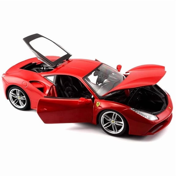 Ferrari Burago 1/18 Scale Diecast - 18-16008 488 GTB Rosso red