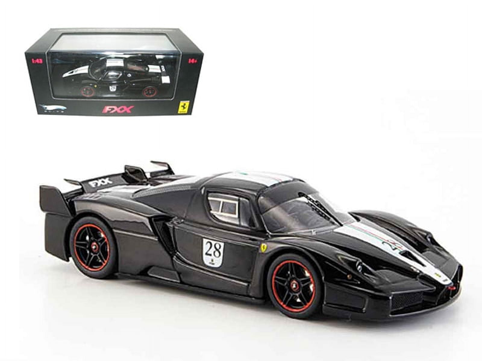 Ferrari Enzo FXX Diecast Car Model Black #28 Elite Limited