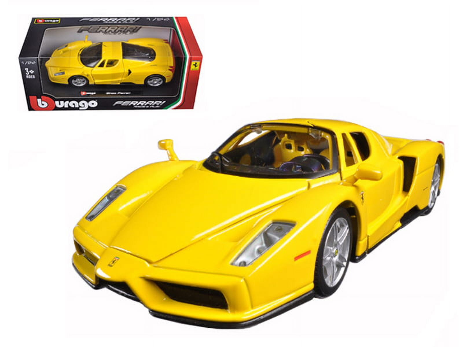 Ferrari Enzo Yellow 1/24 Diecast Model Car by Bburago - Walmart.com