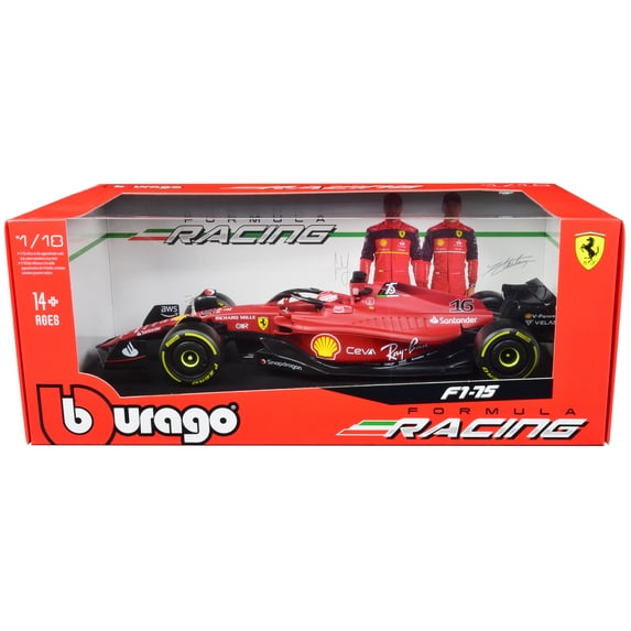 Ferrari F1-75 #16 Charles Leclerc "Ferrari Racing" Formula One F1 (2022) "Formula Racing" 1/18 Diecast Model Car by Bburago