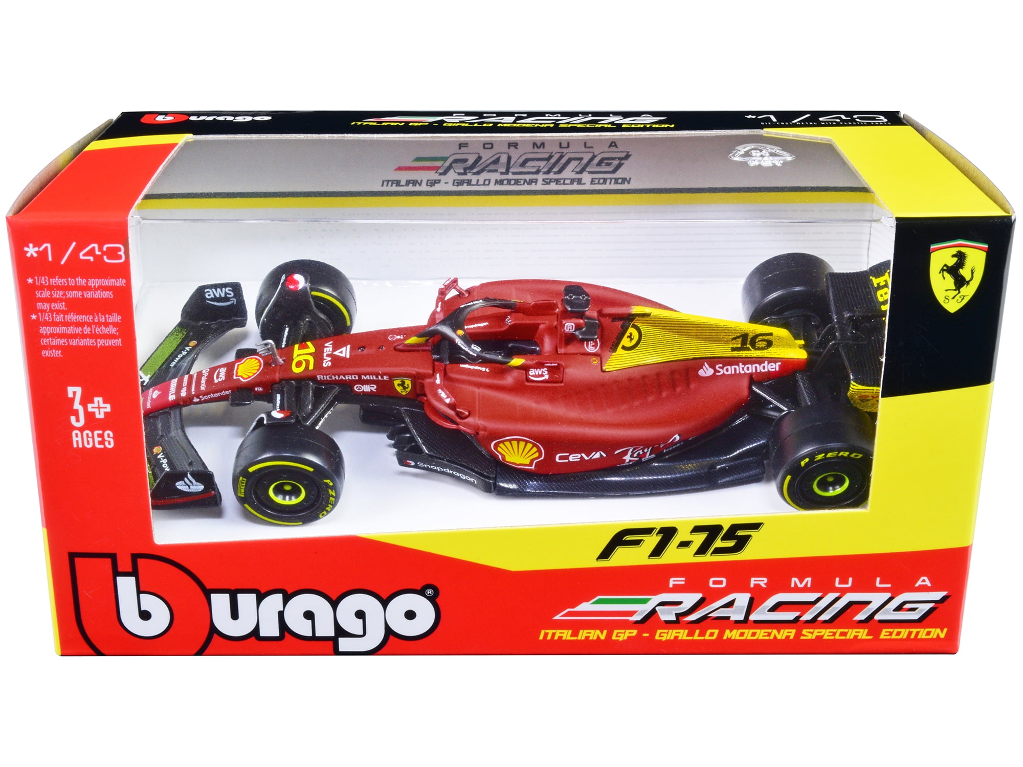 1/43 Ferrari F1-75 16 2022 Charles