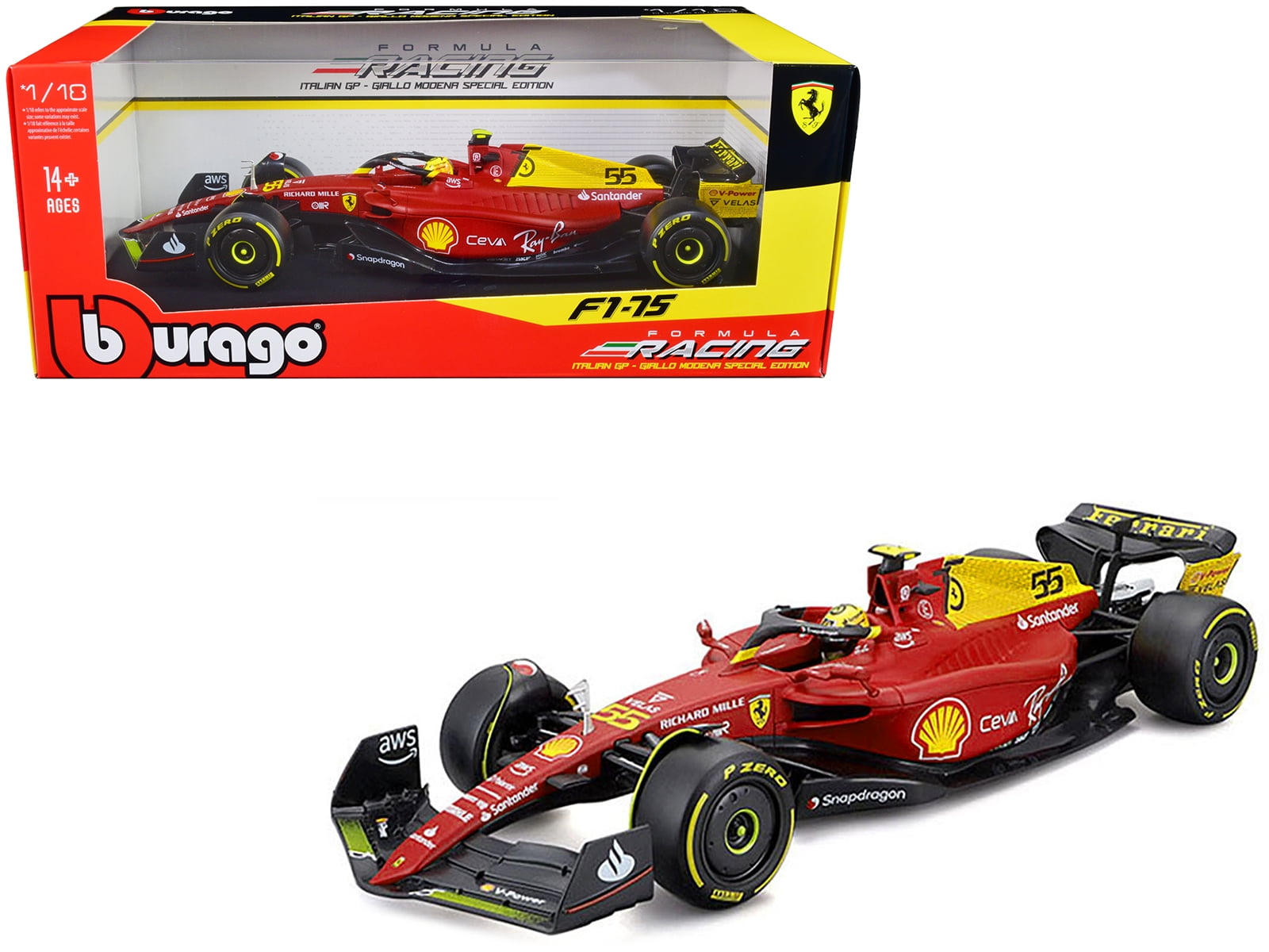 Ferrari F1-75 #55 Carlos Sainz 