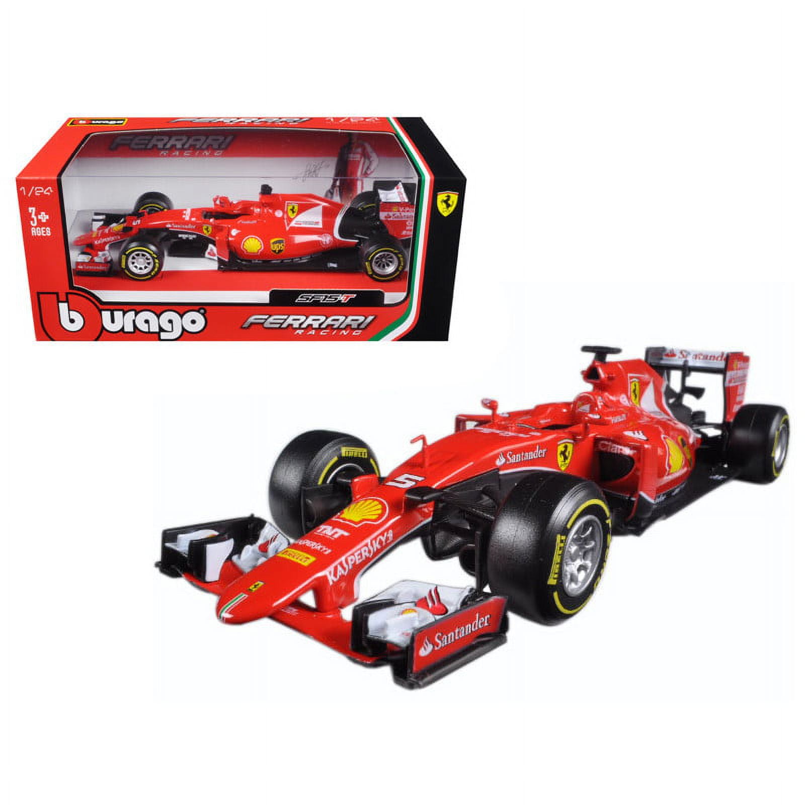 【国内在庫】 Ferrari Diecast 1/24 Vettel Sebastian SF15-T 1 Formula F1 ミニカー
