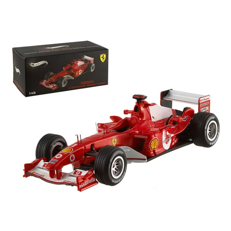 【1～42巻】Ferrari F2004 開封済 Ferrari F2004 Michael Schumacher Germany GP 2004 E - Walmart.com