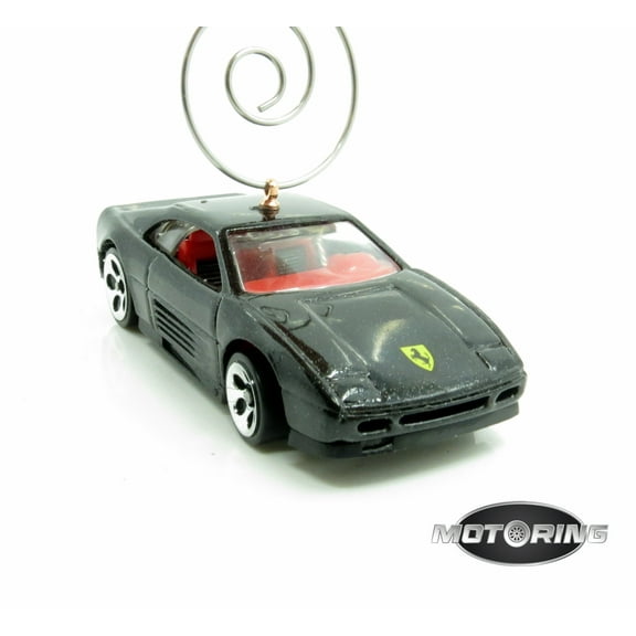 Ferrari F40 Black Car Rare Christmas Tree Ornament Diecast