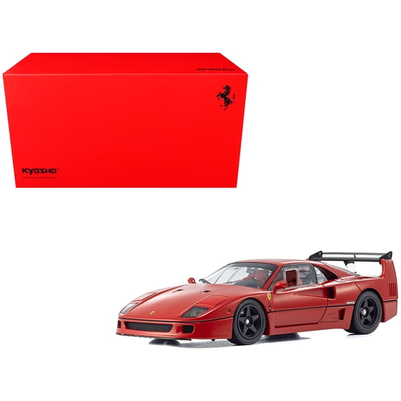 Ferrari F40 Light Weight LM Wing Red 1/18 Diecast Model Car by Kyosho