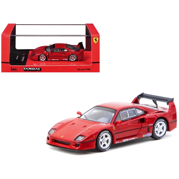 Ferrari F40 Red "Road64" Series 1/64 Diecast Model Car by Tarmac Works
