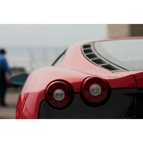 Ferrari F430 taillights- CANVAS OR FINE PRINT WALL ART