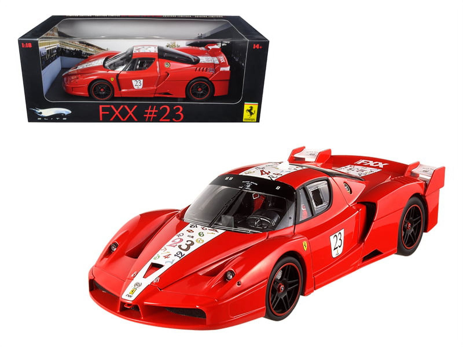 品質のいい #23 Edition Elite FXX Ferrari Red by Car Model Diecast 1/18 乗用車