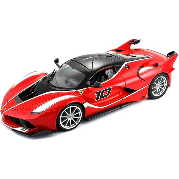 Ferrari FXX-K #10 Red 1/18 Diecast Model Car by Bburago
