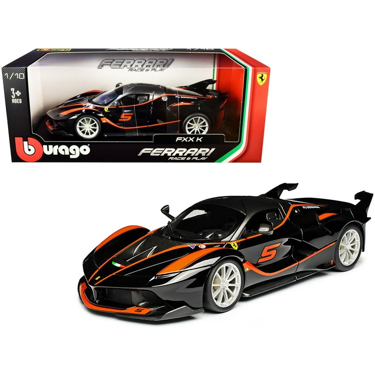 Ferrari FXX-K #5 Fu Songyang Black with Gray Top and Orange