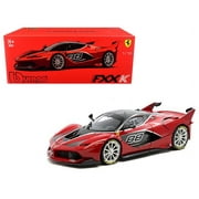 Ferrari FXX-K #88 Red "Signature Series" 1/18 Diecast Model Car by Bburago