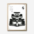 thumbnail image 1 of Ferrari Formula 1 Monochrome Canvas Wall Art &ndash; Modern Racing Car Decor, 1 of 10