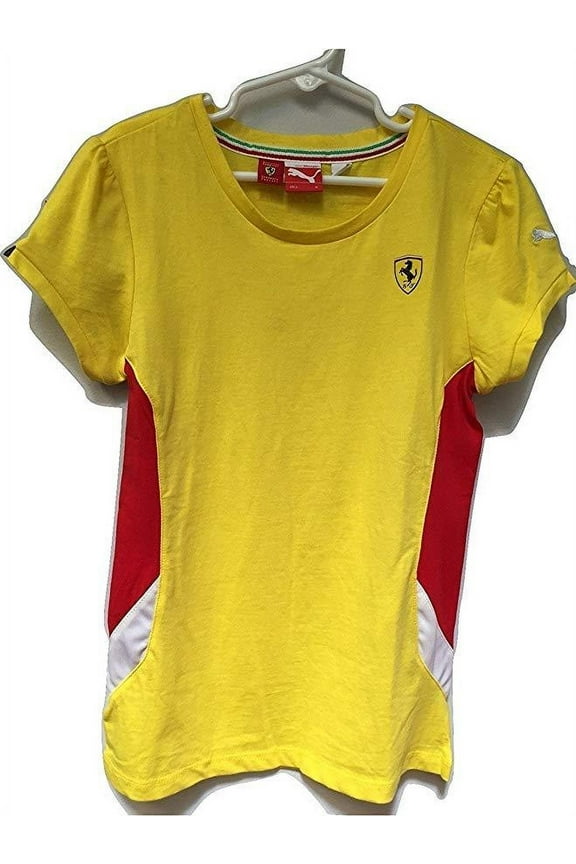 Ferrari Girl's T-Shirt Yellow