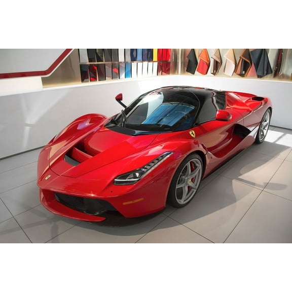 Ferrari LaFerrari. 24"x36" Photographic Print Poster Luxury Sports Cars Art Print Photo