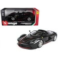 thumbnail image 1 of Ferrari LaFerrari F70 Aperta Black 1/24 Diecast Model Car by Bburago, 1 of 3