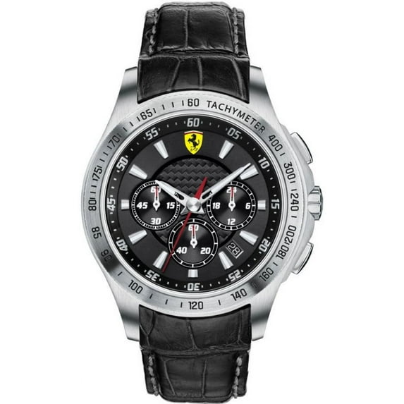 Ferrari Men's Scuderia Black Chronograph Watch 830039