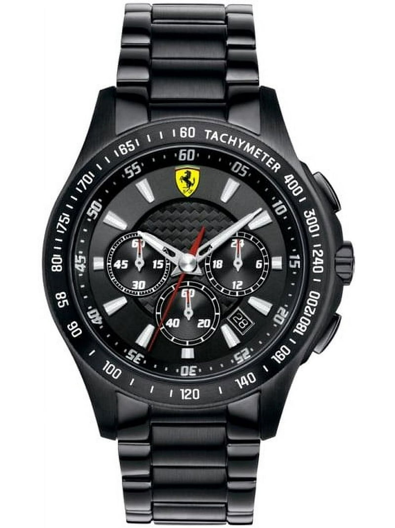 Ferrari Men's Scuderia Chronograph Black Watch 830046 - Walmart.com