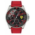 thumbnail image 1 of Ferrari Men's Scuderia Kers Xtreme Watch -Rotating Bezel -Stainless Steel-Red Silicone, 1 of 2