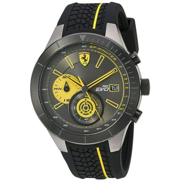 Ferrari Men's Scuderia Red Rev Evo Chronograph Watch 830342