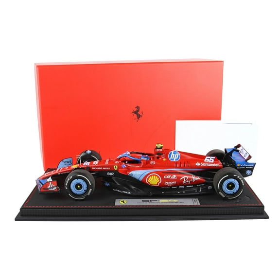 Ferrari SF-24 #55 Carlos Sainz F1 "Miami GP" (2024) Limited Edition to 96 pieces Worldwide 1/18 Diecast Model Car by BBR