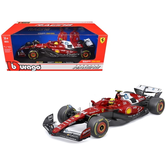 Ferrari SF-25 #44 Lewis Hamilton Formula One F1 World Championship (2025) "Formula Racing" 1/18 Diecast Model Car by Bburago