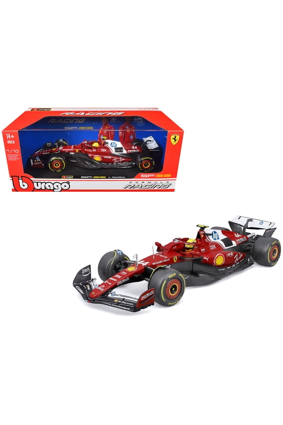 Ferrari SF-25 #44 Lewis Hamilton Formula One F1 World Championship (2025) "Formula Racing" 1/18 Diecast Model Car by Bburago